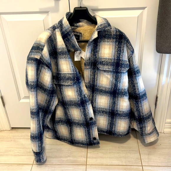 Men’s Abercrombie Sherpa Lined Shirt. XXL. Brand new with tags. - Picture 1 of 6